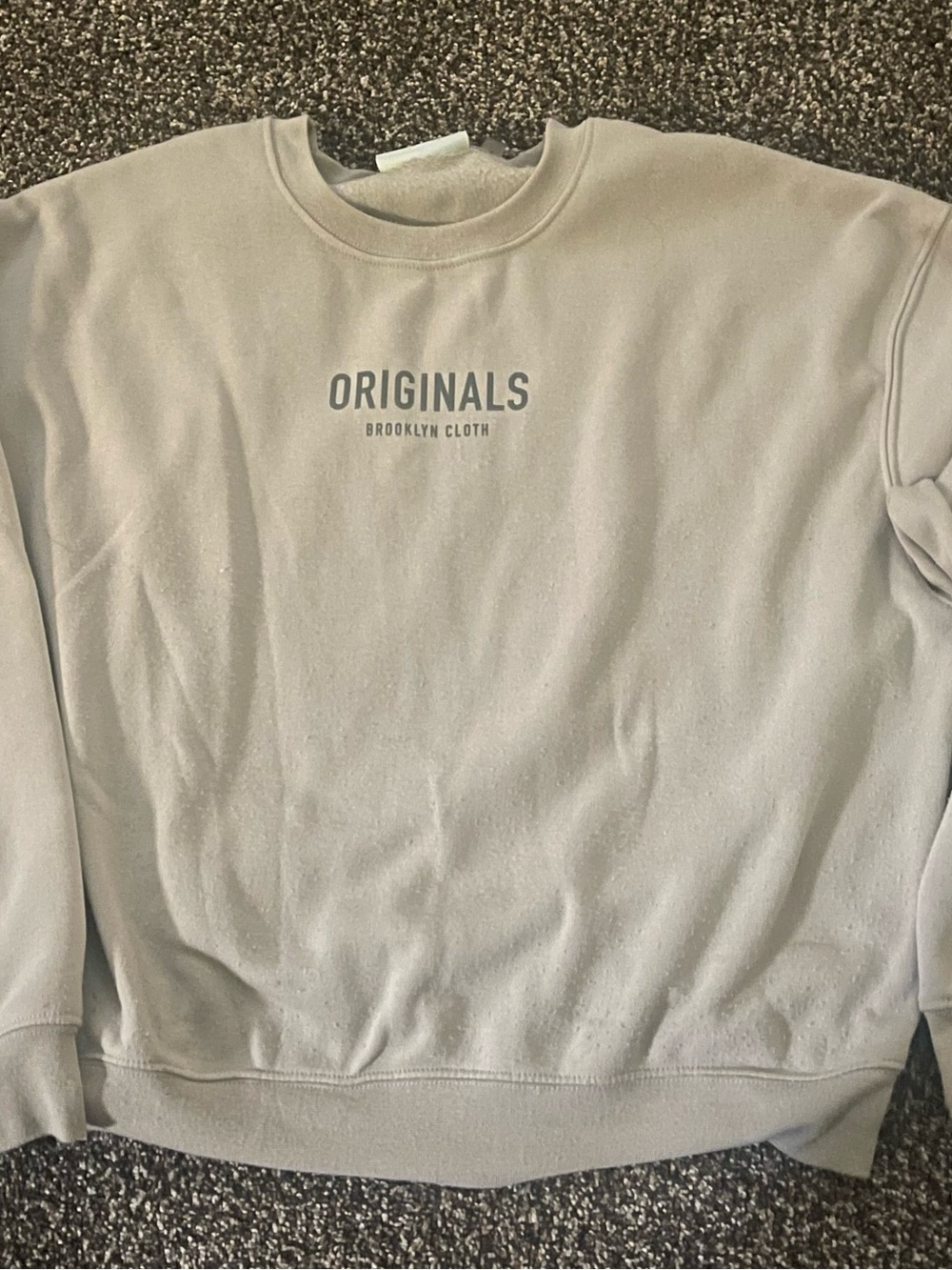Original Retro Brand Crewneck Sweatshirt - Light Gray